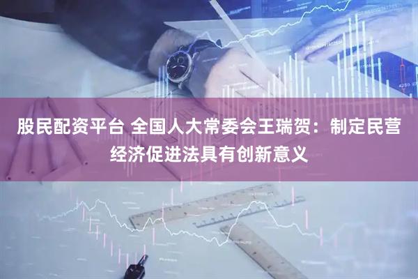 股民配资平台 全国人大常委会王瑞贺：制定民营经济促进法具有创新意义